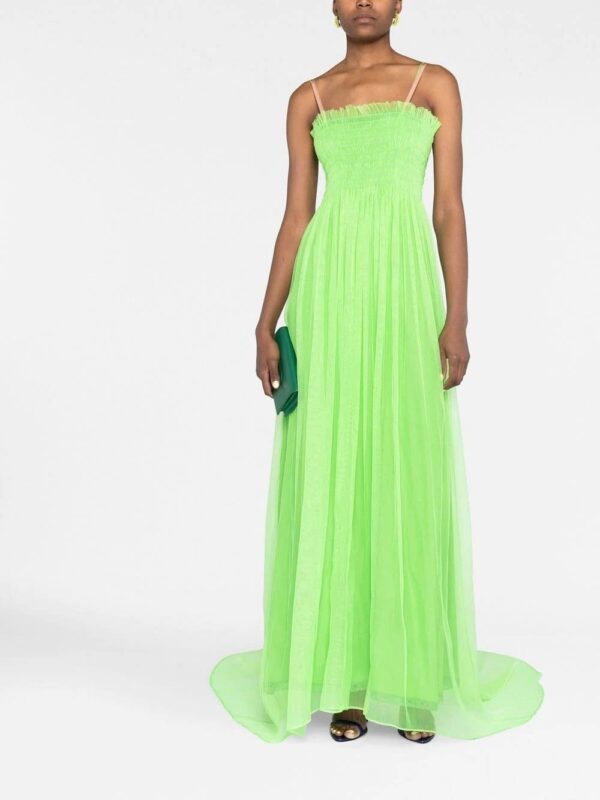 Gucci  smocked silk gown - Image 2