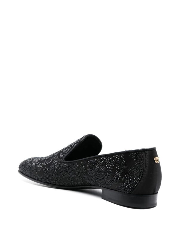 Versace  rhinestone-embellished loafers - Image 3