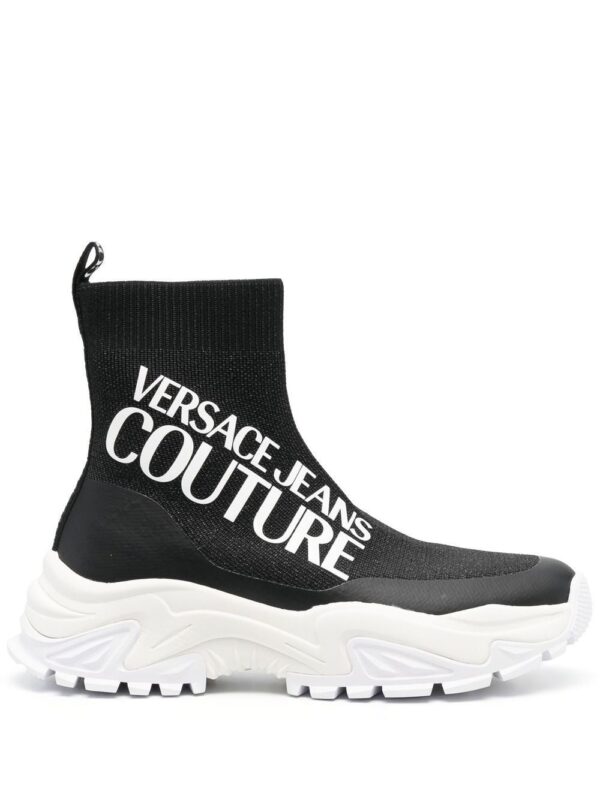 Versace Jeans Couture logo-print sock-style sneakers