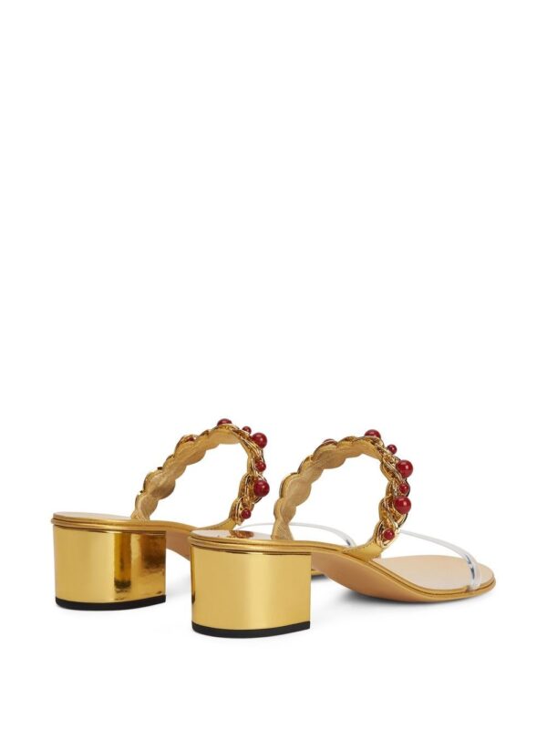 Giuseppe Zanotti  beaded braided sandals - Image 3