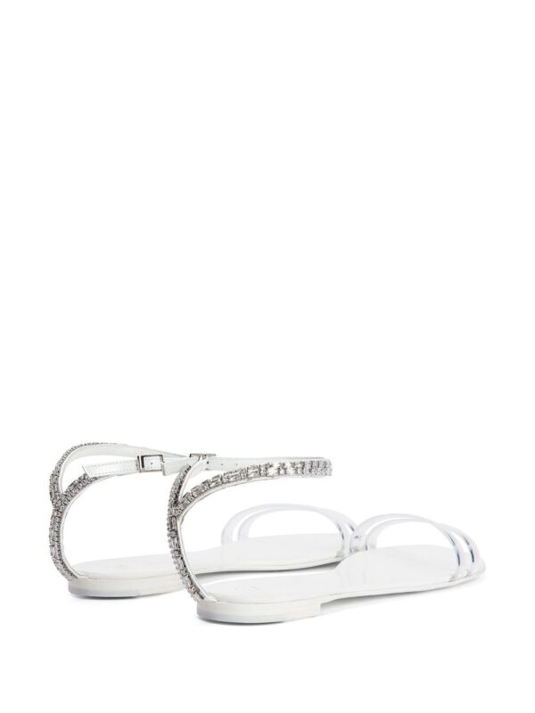 Giuseppe Zanotti  Agathe Plexi double-strap sandals - Image 3