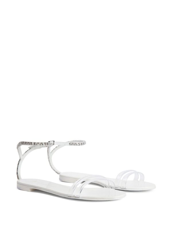 Giuseppe Zanotti  Agathe Plexi double-strap sandals - Image 2