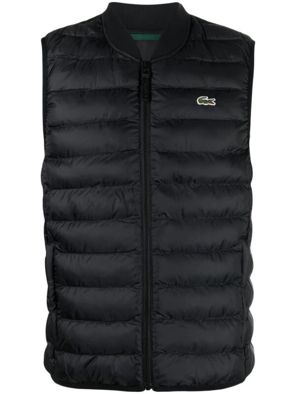 Lacoste  embroidered-motif padded gilet