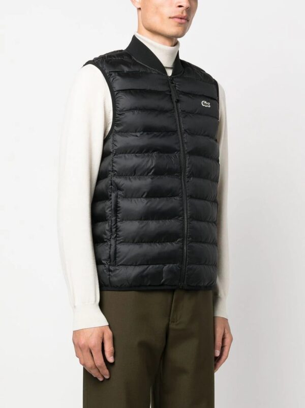Lacoste  embroidered-motif padded gilet - Image 3