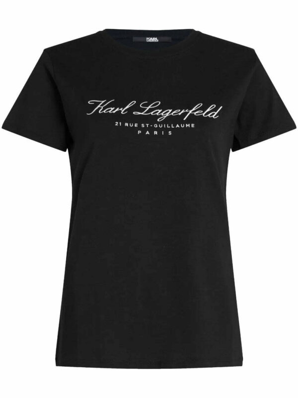 Karl Lagerfeld  Hotel Karl embroidered-logo T-shirt