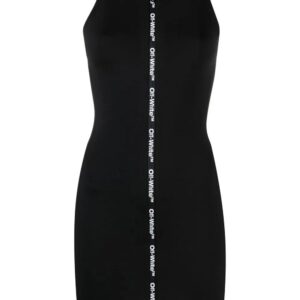 Off-White  logo-tape minidress