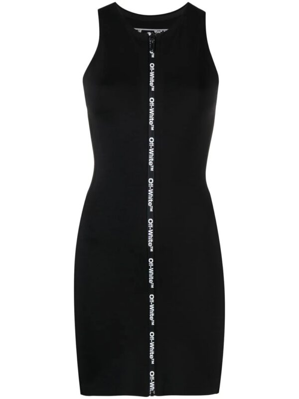 Off-White  logo-tape minidress