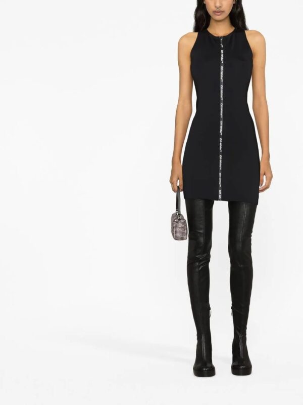 Off-White  logo-tape minidress - Image 2