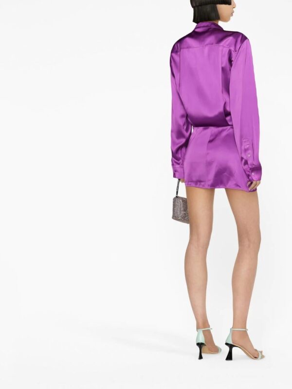 Off-White  Duchesse twist-front minidress - Image 3