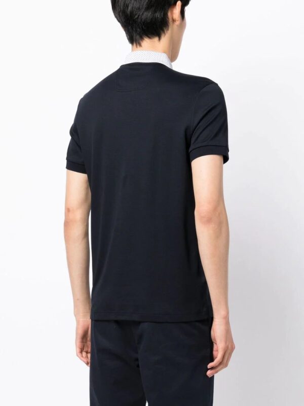 Boss contrast-collar polo shirt - Image 4