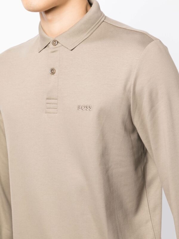 BOSS  embroidered-logo polo shirt - Image 4