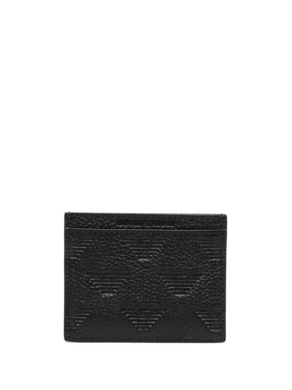 Emporio Armani  debossed-logo cardholder - Image 2