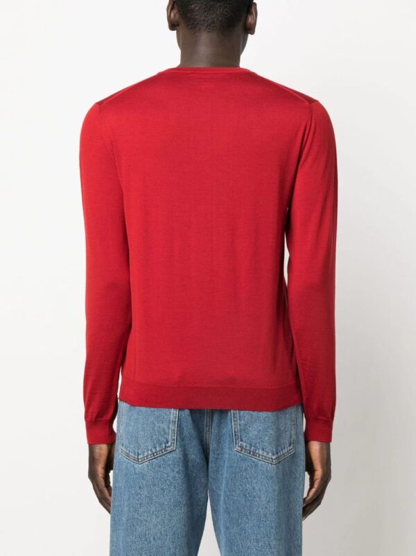 Gucci  Horsebit-detail V-neck jumper - Image 4
