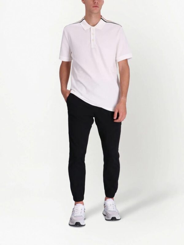BOSS  stripe-detail cotton polo shirt - Image 2