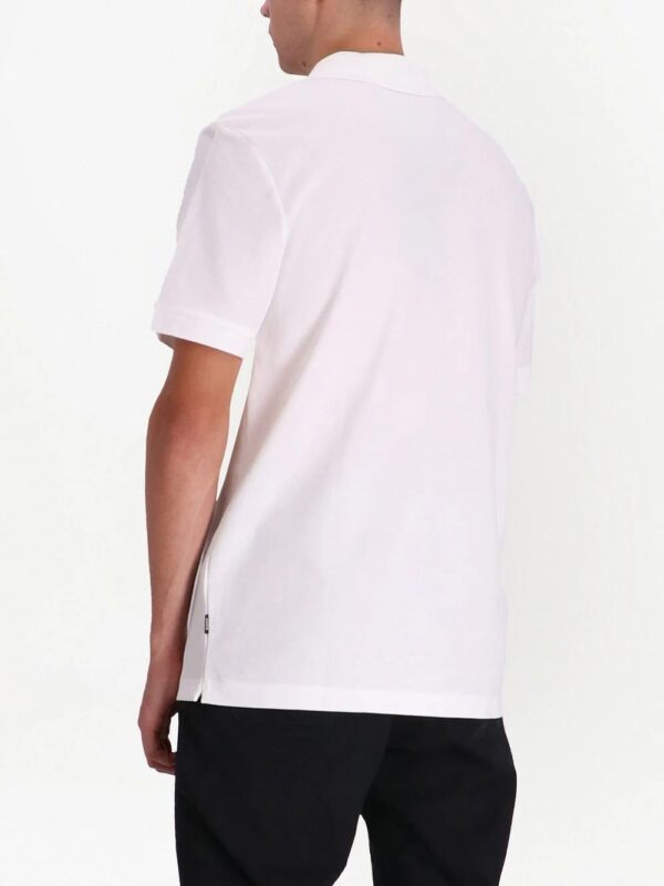 BOSS  stripe-detail cotton polo shirt - Image 4