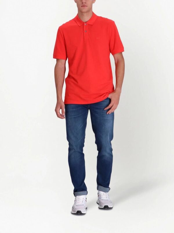 BOSS  logo-embroidered cotton polo shirt - Image 2