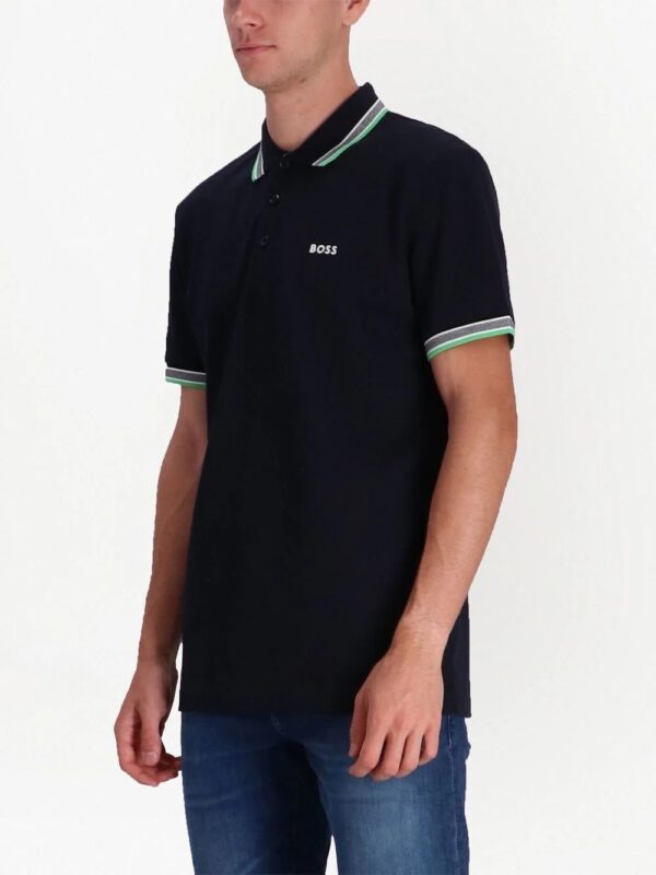 BOSS  Paddy logo-print polo shirt - Image 3