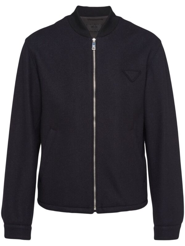 Prada triangle-logo blouson jacket