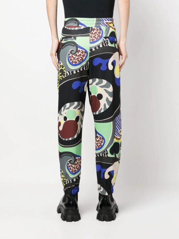 Moschino  graphic-print track pants - Image 4