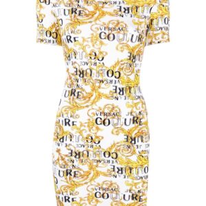 Versace Jeans Couture logo-print T-shirt dress