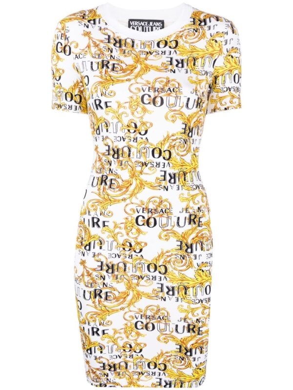 Versace Jeans Couture  logo-print T-shirt dress