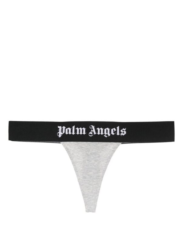 Palm Angels  logo-trim stretch-cotton thong