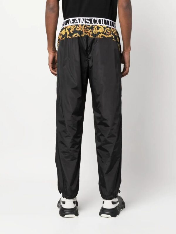 Versace Jeans Couture  Baroque-print track pants - Image 4