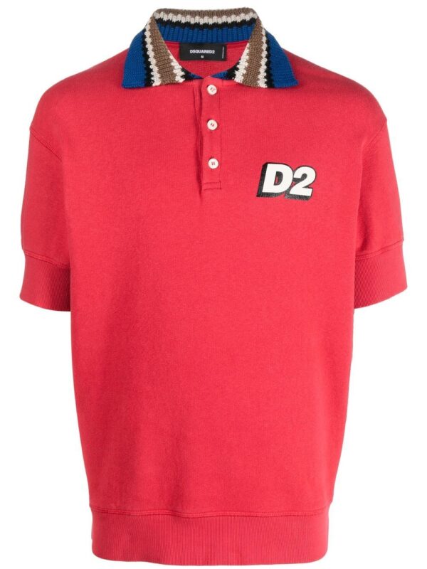 Dsquared2 logo-print short-sleeve polo shirt
