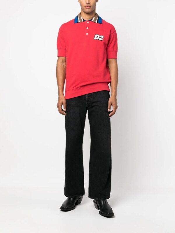 Dsquared2 logo-print short-sleeve polo shirt - Image 2
