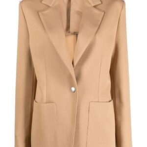 Palm Angels side-stripe single-breasted blazer