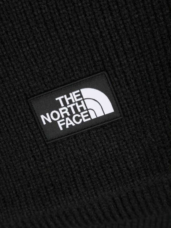 The North Face  logo-patch knitted scarf - Image 2