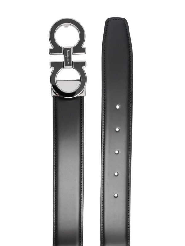 Ferragamo  enamelled Gancini-buckle belt - Image 2