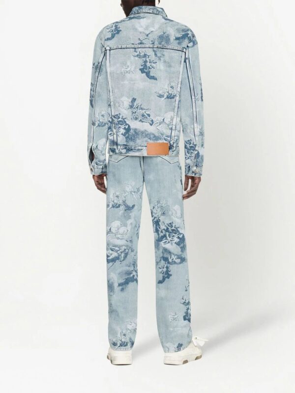 Off-White  Skate painting-print denim jacket - Image 4