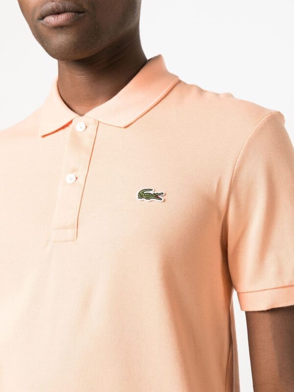 Lacoste  logo-patch polo shirt - Image 4