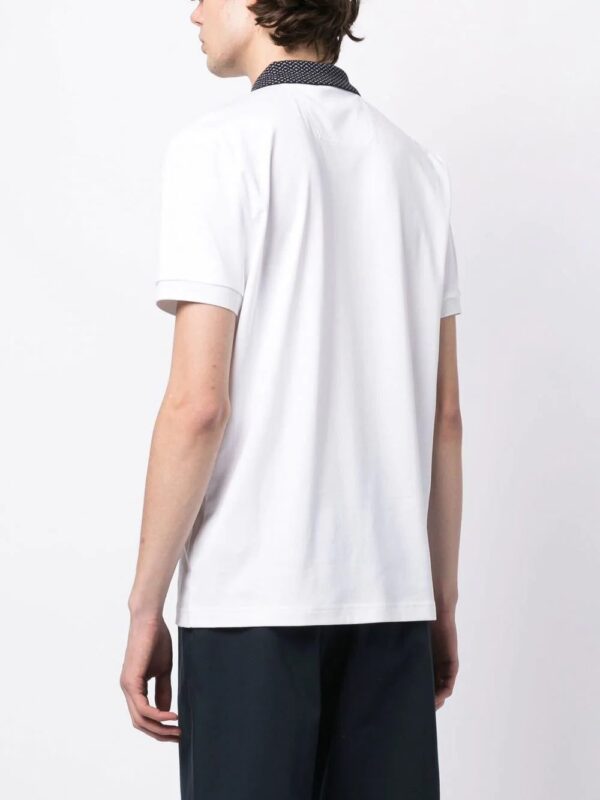 BOSS  contrast-collar polo shirt - Image 4