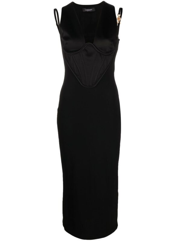 Versace corset midi dress
