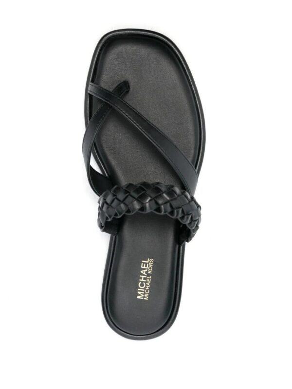 Michael Michael Kors  interwoven-strap leather sandals - Image 4