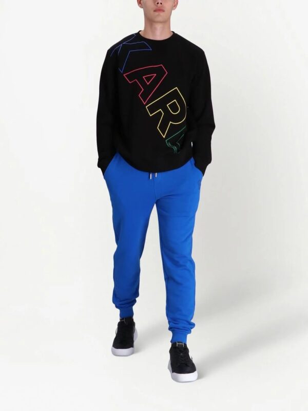Karl Lagerfeld  raised-logo track pants - Image 2