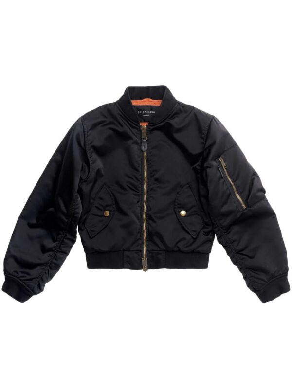 Balenciaga  ruched bomber jacket