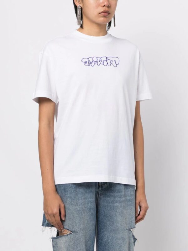 Off-White  Sketch Arrow-embroidered cotton T-shirt - Image 4