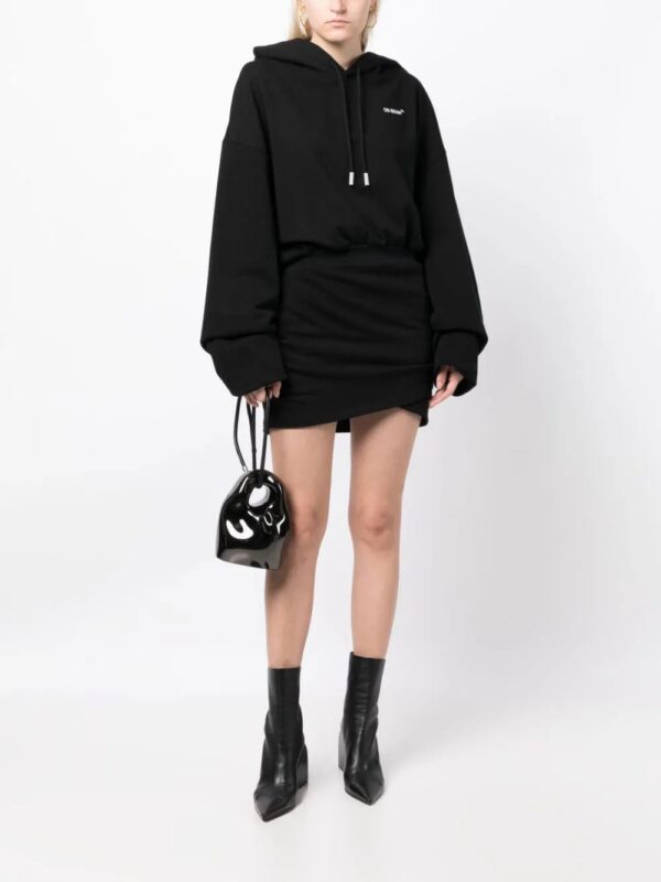 Off-White  logo-embroidered cotton hoodie - Image 2