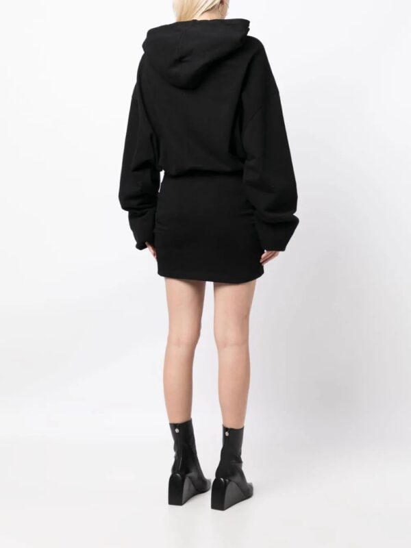 Off-White  logo-embroidered cotton hoodie - Image 4