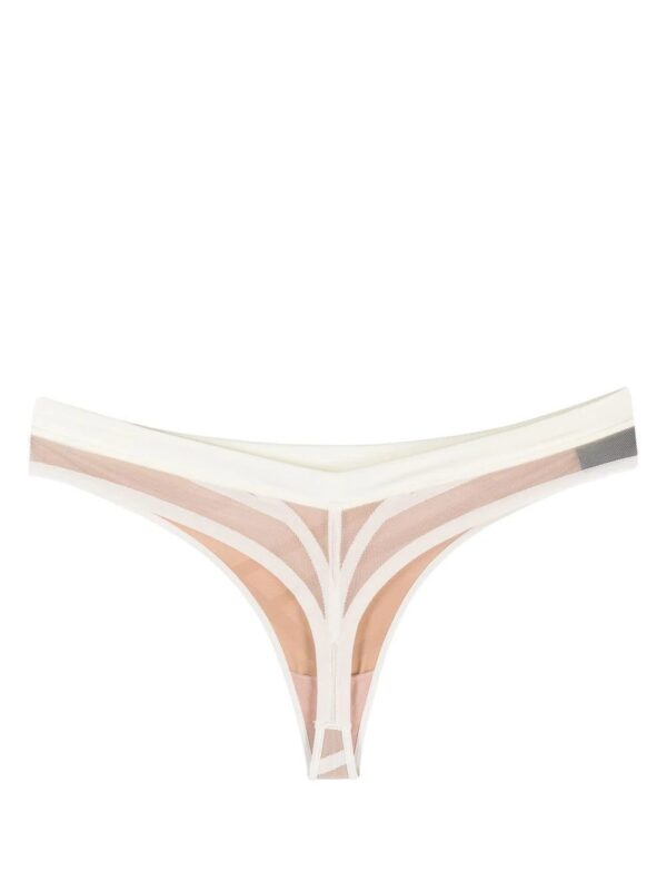 Marlies Dekkers  Illusionist patterned-jacquard butterfly thong - Image 2