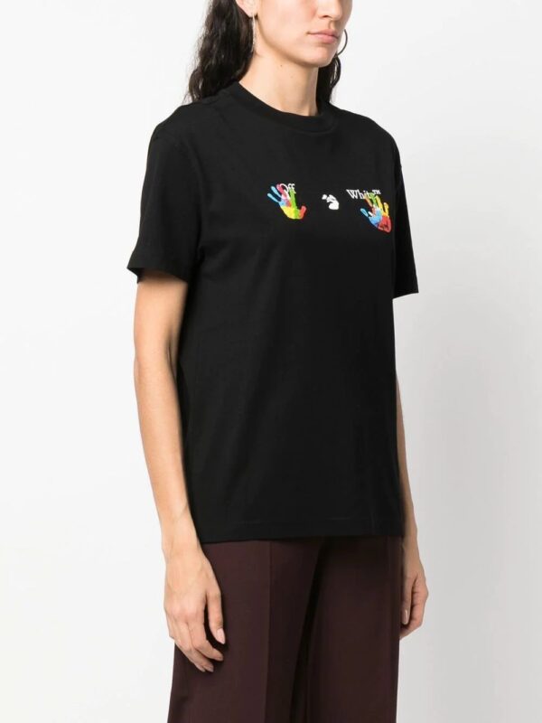 Off-White  Hand logo-print cotton T-shirt - Image 3