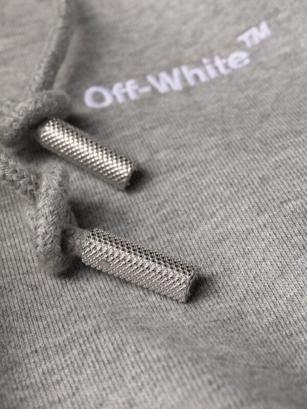 Off-White logo-print hoodie dress - Image 5