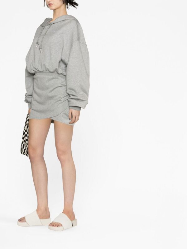 Off-White logo-print hoodie dress - Image 3
