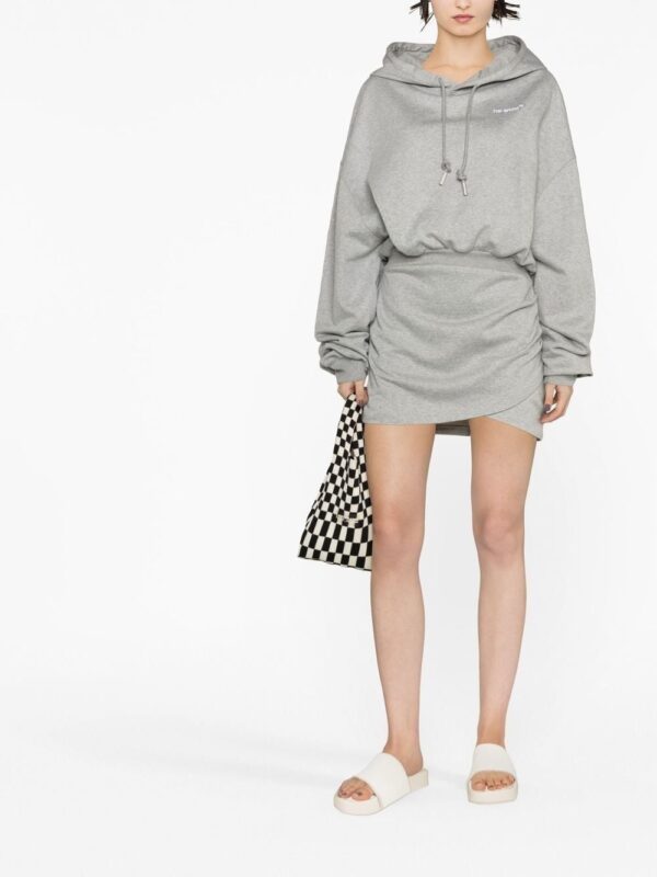 Off-White logo-print hoodie dress - Image 2