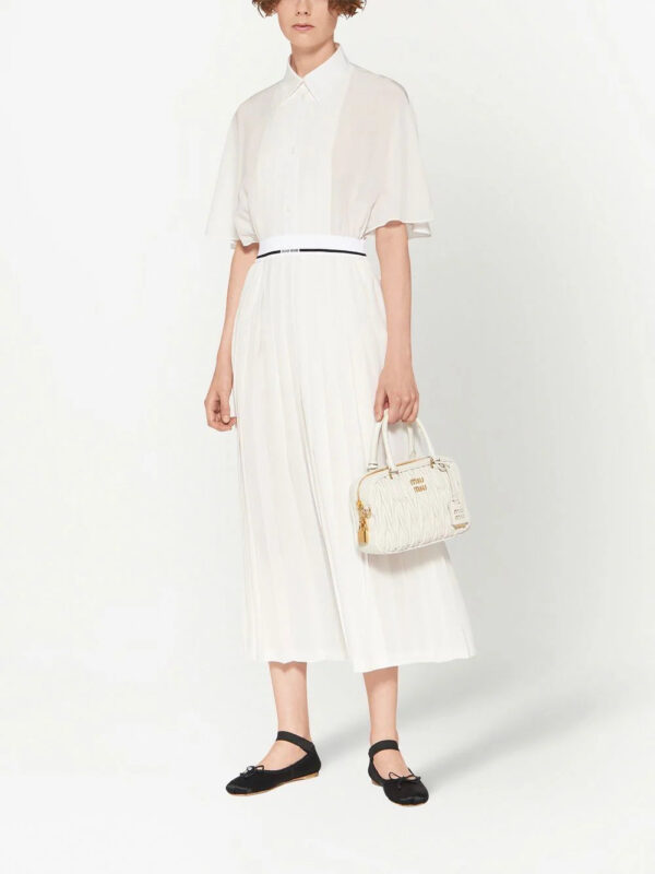 Miu Miu  long crepe de chine shirt dress - Image 2