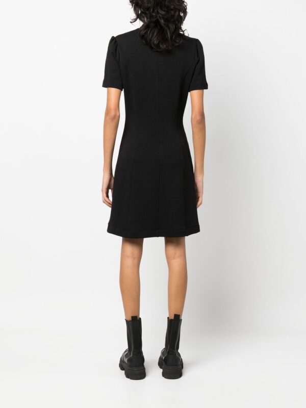 Love Moschino slogan-print short-sleeve dress - Image 4