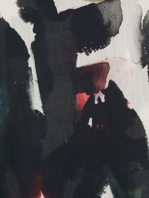 Alexander McQueen  Graffiti-print cotton-blend scarf - Image 2